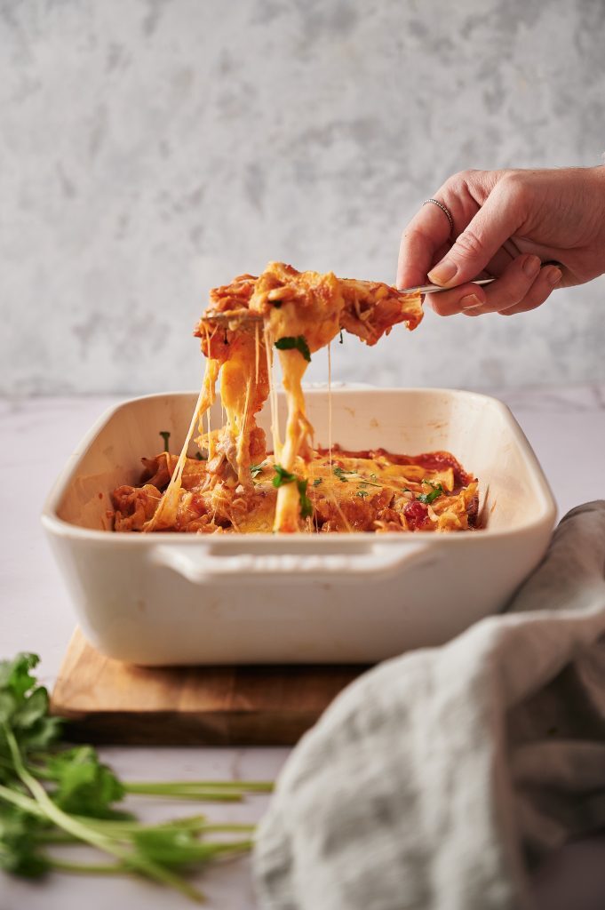 Gluten Free Enchiladas That Will Blow Your Taste Buds Away Kelly Bejelly Gluten free enchiladas in a casserole dish