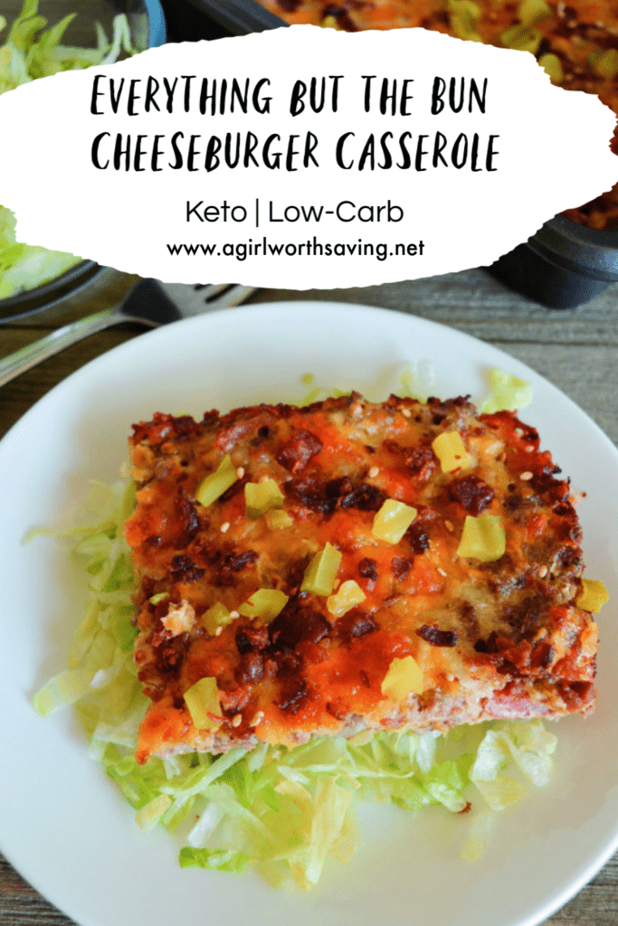 Everything but the Bun Cheeseburger Casserole Kelly Bejelly keto Cheeseburger Casserole
