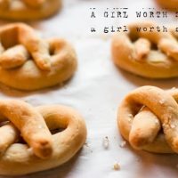 paleo gluten free soft pretzel