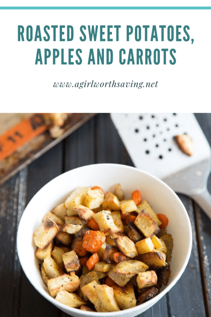 Roasted Sweet Potatoes, Apples and Carrots Kelly Bejelly Roasted Sweet Potatoes, Apples and Carrots