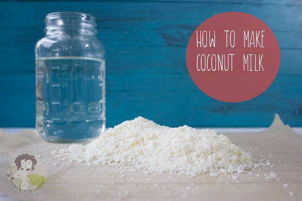 HOW TO MAKE COCONUT MILK FROM DRIED COCONUT