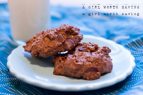 Paleo Double Chocolate Chip Cookies