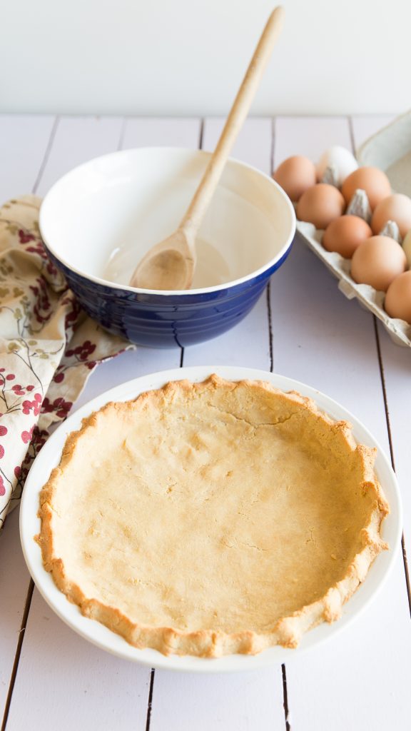 This Keto pie crust is made with almond flour and less than 5 ingredients! Now one will know that it only has 3 carbs per serving as it is flaky and sturdy enough for any filling.