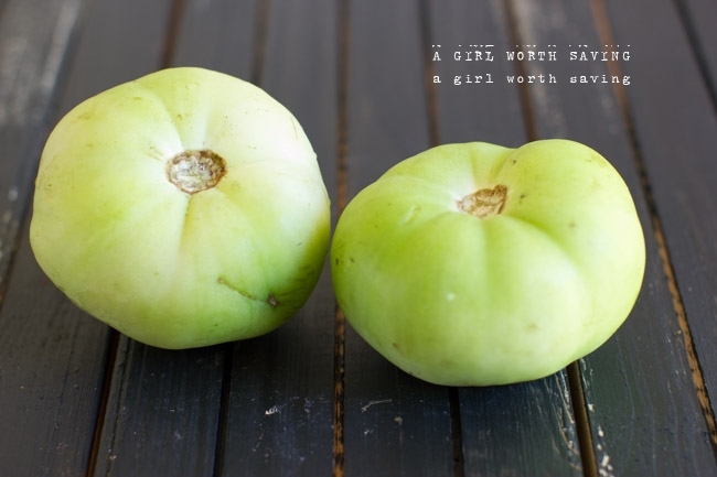 paleo fried green tomatoes