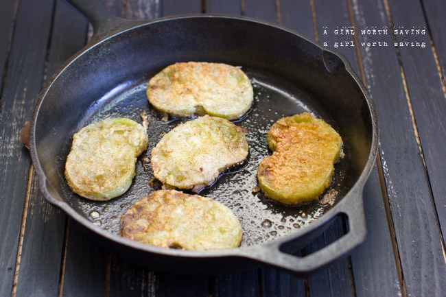 paleo fried green tomatoes