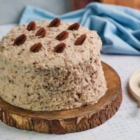 German Chocolate Cake with frosting