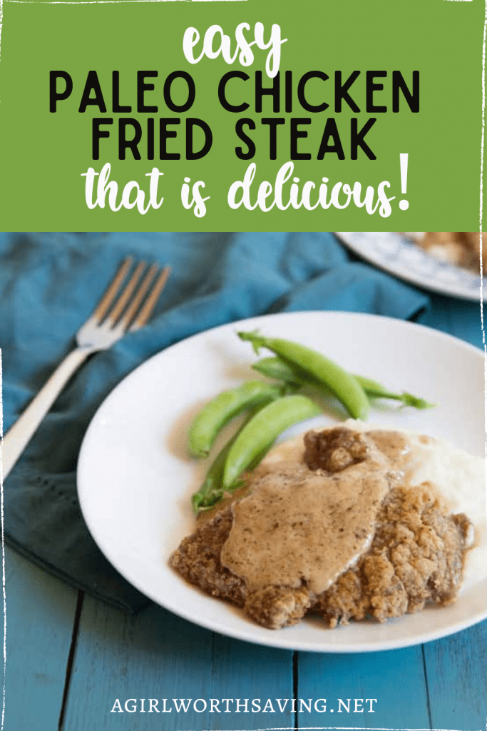 There is nothing like Crispy paleo chicken fried steak smothered with rich gravy! Pair it with mashed potatoes and vegetables for the perfect comfort food dinner!