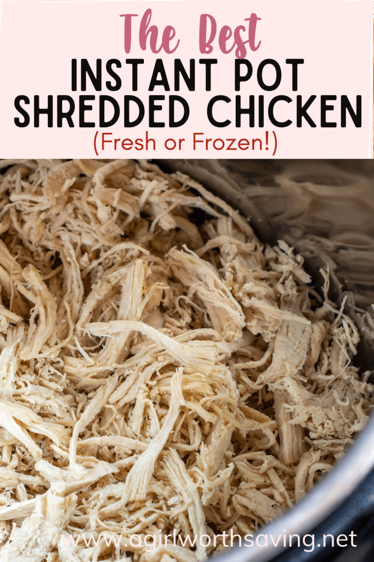 Fresh or frozen, warm or stored, boneless or bone-in, this instant pot shredded chicken recipe is just what you need to never worry about prepping a meal! 