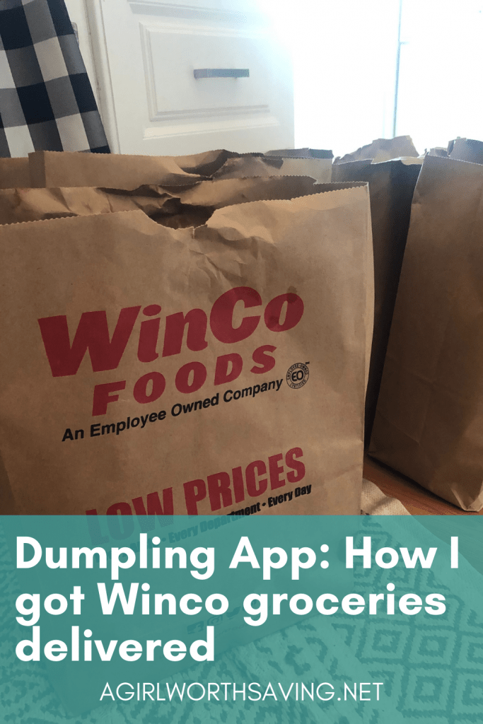 Looking for a way to get Winco groceries delivered to your home? You need to download the Dumpling App! Read my honest review and see how to save $15 on your first order.