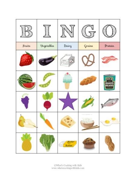 food-bingo