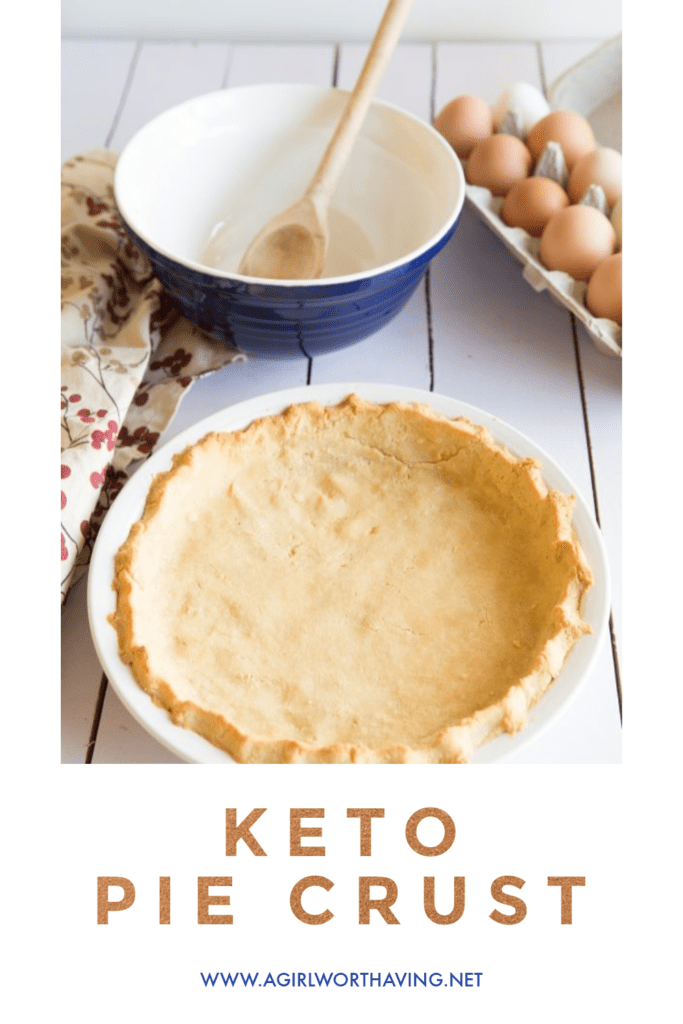 This Keto pie crust is made with almond flour and less than 5 ingredients! Now one will know that it only has 3 carbs per serving as it is flaky and sturdy enough for any filling. 
