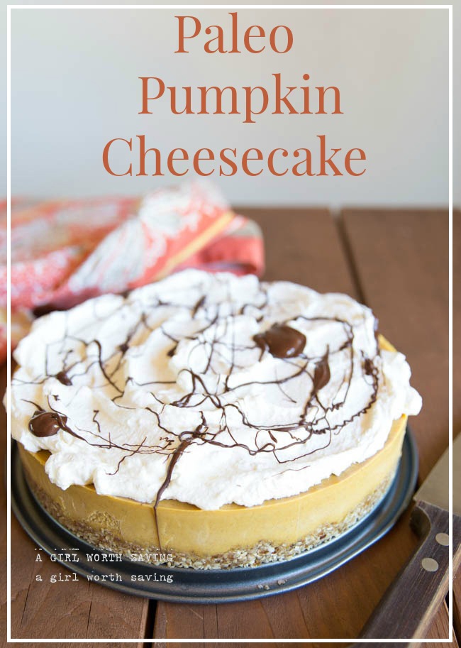 paleo pumpkin cheesecake