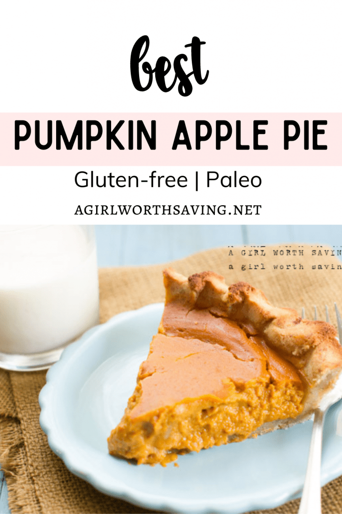 Like clockwork, I had a fried egg, some bacon and a slice of pumpkin pie the day after making this recipe.    When I started thinking about a paleo pumpkin apple pie recipe to share, I knew that I wanted to change it up and add apple butter.