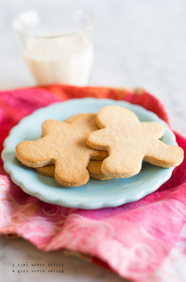 Gluten-free sugar cookies on a plate