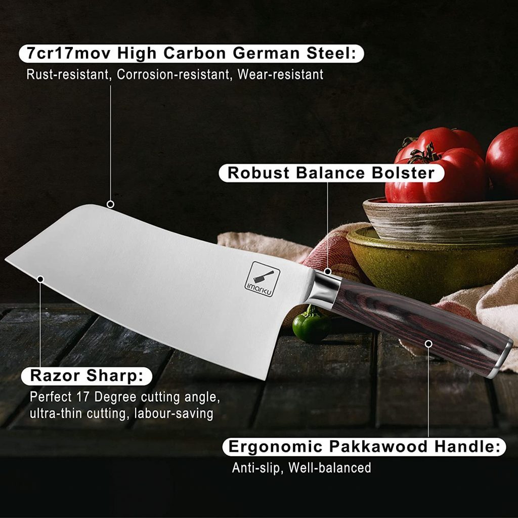 Best Meat Cleaver for Your Kitchen Kelly Bejelly Imarku' Chef's Knife