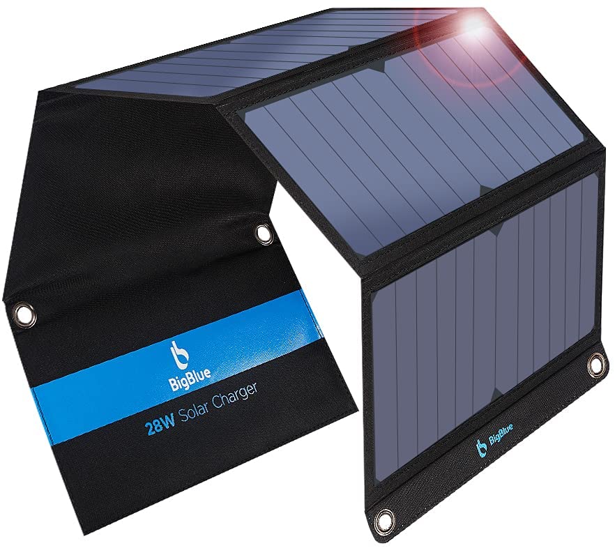 Best Portable Solar Panels: A Complete Buying Guide Kelly Bejelly Bigblue 3 USB ports 28W solar charger