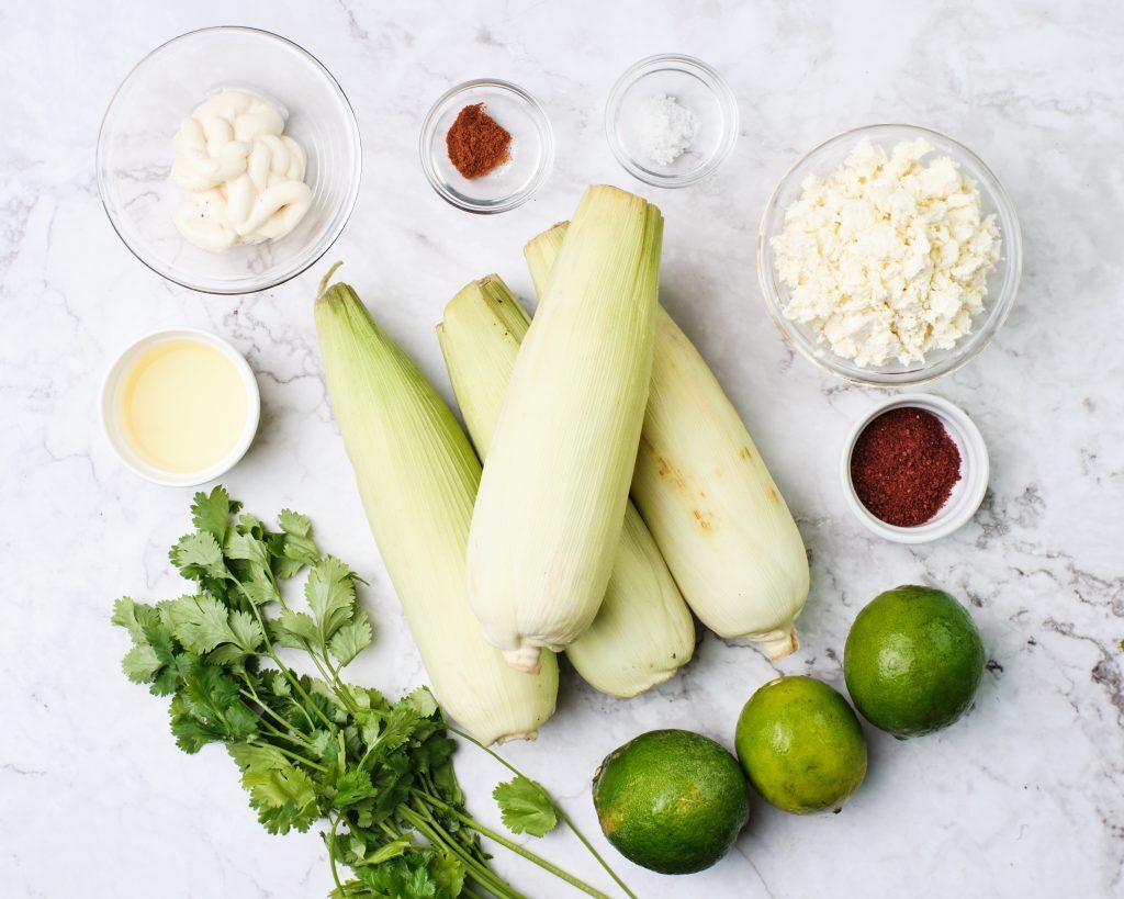 Elote Recipe: Delicious Mexican Street Corn, Fast and Easy! Kelly Bejelly ingredients to make elote recipe