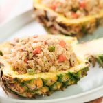 Pineapple Fried Rice Kelly Bejelly close up of pineapple fried rice