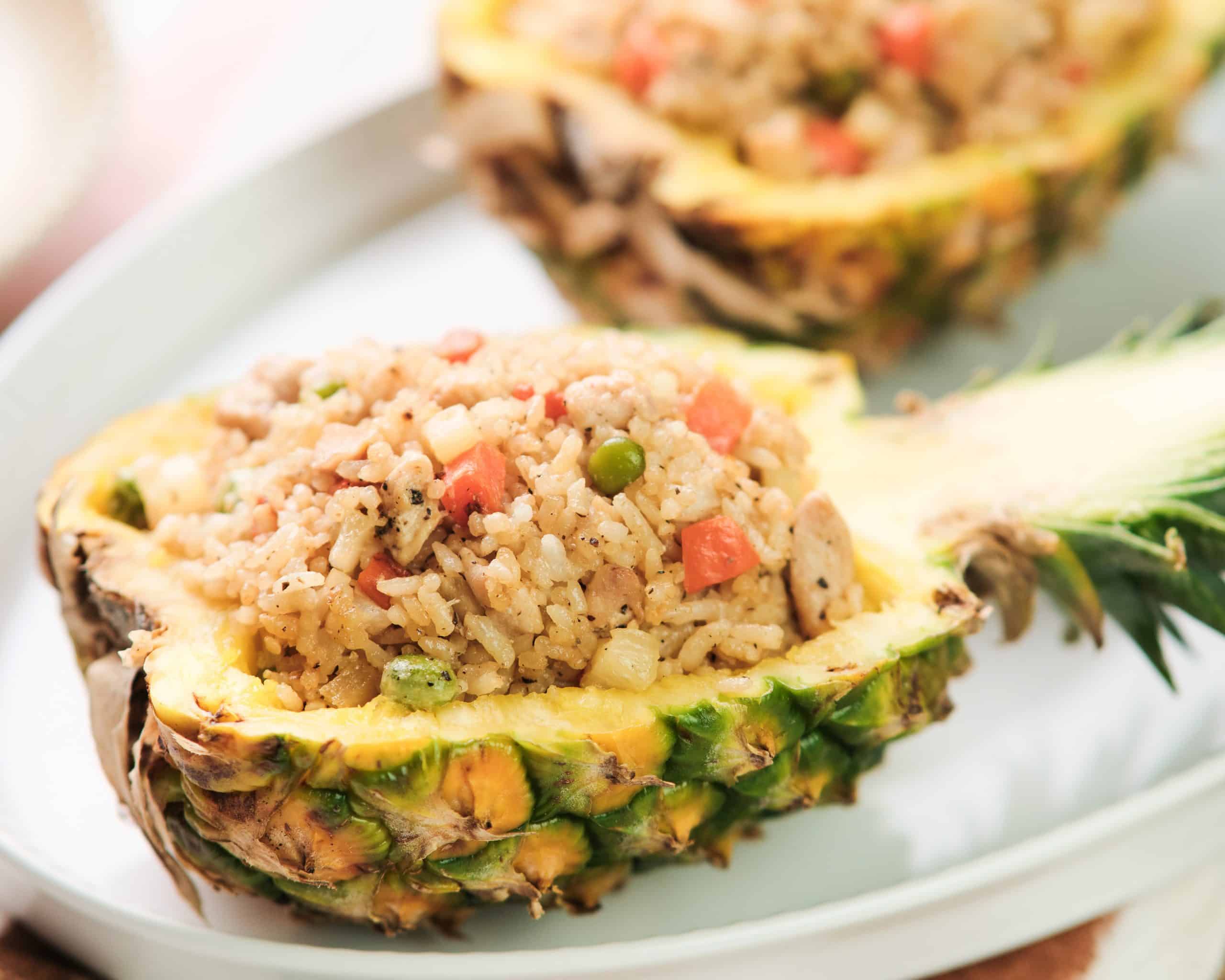 Recipe Index Kelly Bejelly close up of pineapple fried rice