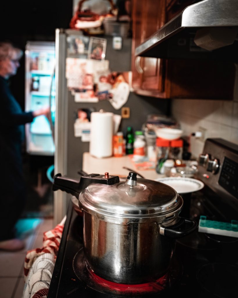 The Best Presto Pressure Cooker: 7 Products Reviewed! Kelly Bejelly Presto pressure cooker on a stove cooking food
