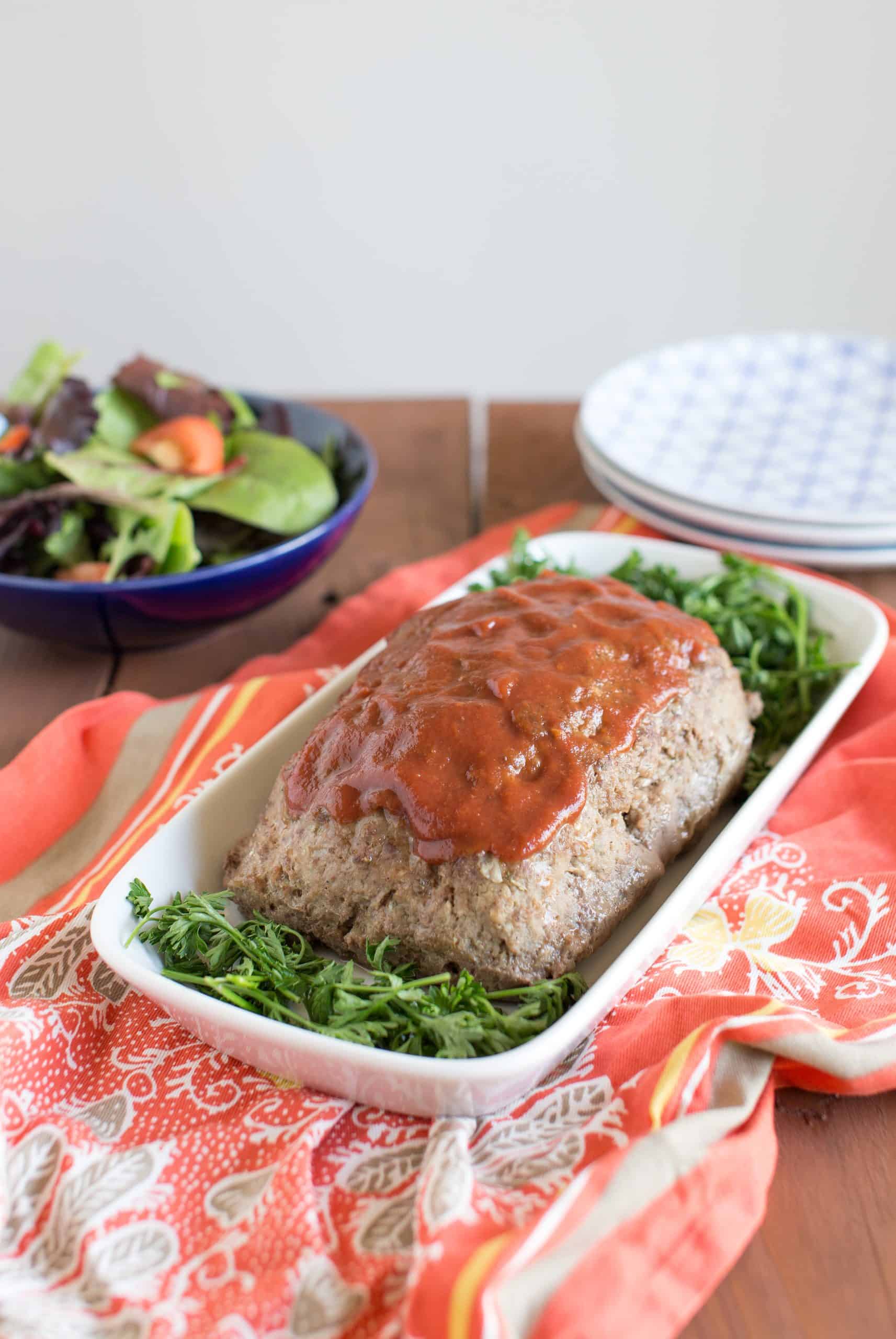 Recipe Index Kelly Bejelly paleo meatloaf on a platter