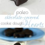 Chocolate Covered Cookie Dough Hearts