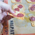 Keto Cheese Crisps Kelly Bejelly keto low carb pizza crackers