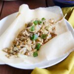 Quick 20-minute Moo Shu Chicken (use leftover chicken) Kelly Bejelly paleo mu shu chicken