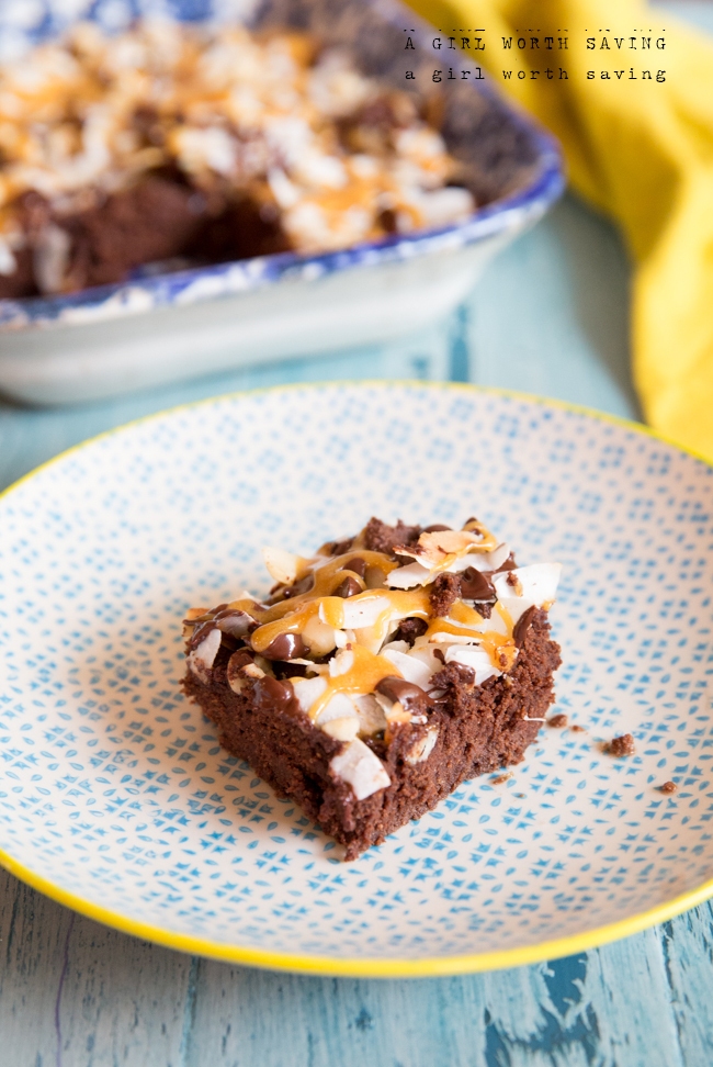 Recipe Index Kelly Bejelly paleo samoa brownies