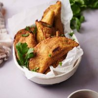 Bowl of Fried Plantain Empanadas