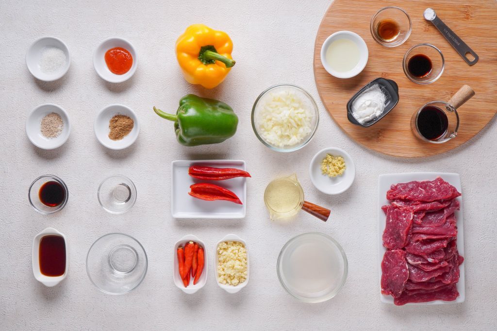 Hunan Beef Kelly Bejelly ingredients to make Hunan beef
