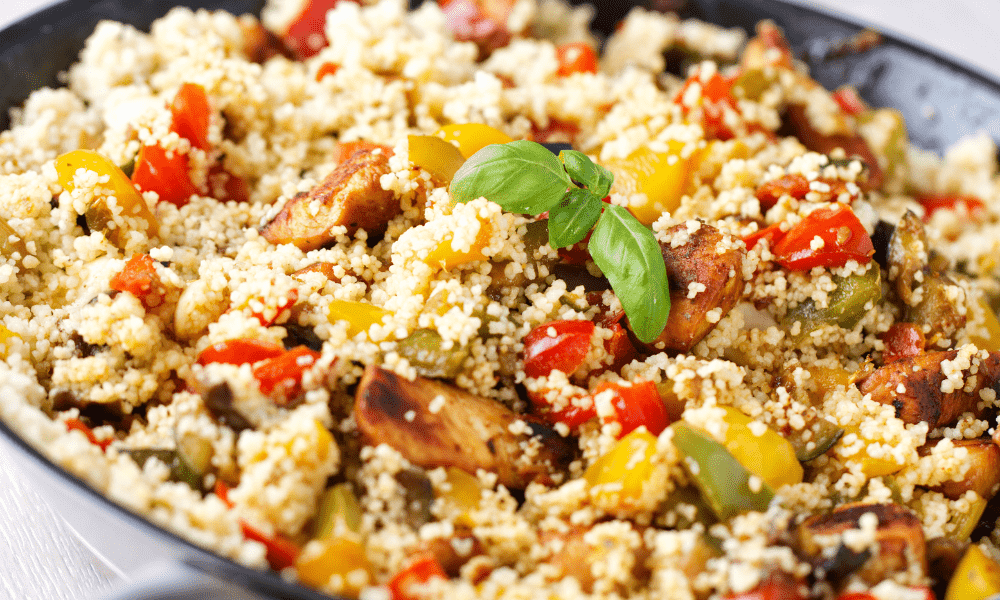 Pearl couscous and tabbouleh recipe (Lebanese couscous salad) Kelly Bejelly Pearl couscous, ptitim or Israeli couscous is a dough made from wheat flour that is moistened and then toasted in the oven. It takes the form of small granules like conventional couscous, but it is not the same. The best known couscous is durum wheat couscous, which is part of the cuisine of countries such as Morocco, Algeria, Mauritania and other Middle Eastern countries.