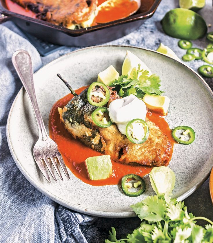 Cheesy Keto Chile Rellenos (Vegetarian) Kelly Bejelly Keto Chili Rellenos