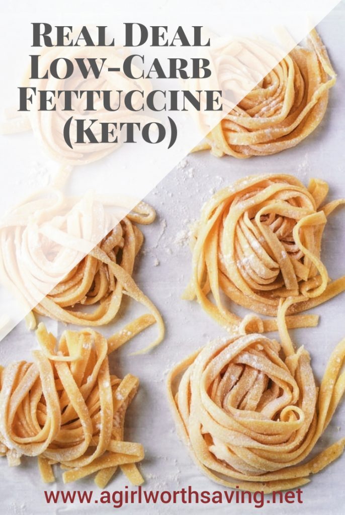 Real Deal Low-Carb Fettuccine (Keto) Kelly Bejelly This low carb and keto fettuccine noodle recipe is a dream. It tastes just like the real deal and you will never miss pasta again!