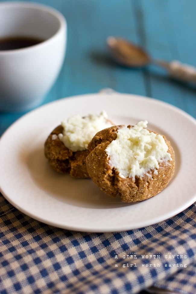 Vegan Pumpkin Spice Cookies Kelly Bejelly pumpkin spice thumbprint cookies 21dsd